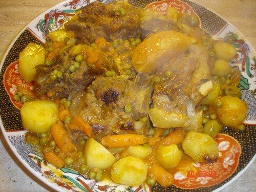 TAJINE D'AGNEAU.